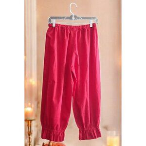 Kids Red Bloomers Santas Elf Raggedy Ann Costume Theater Pants 23" x 24" Inseam